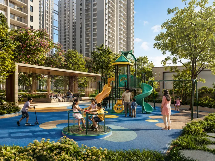 Sobha Trinity Hoskote children play area render